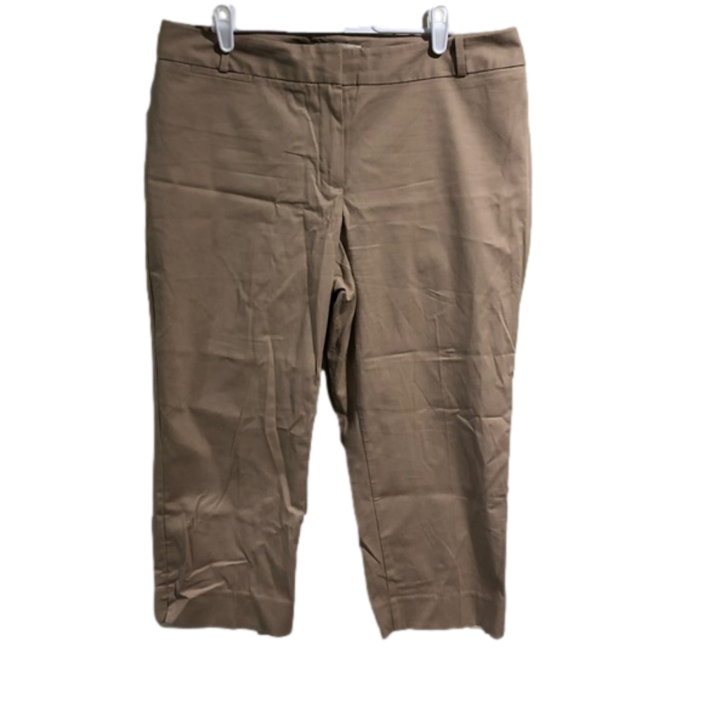 Talbots 12P Tan Crop Pants